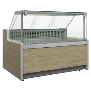 Витрина холодильная Carboma GC111 SP 1,25-1 (1010 Мариель) (газлифт без боковин)