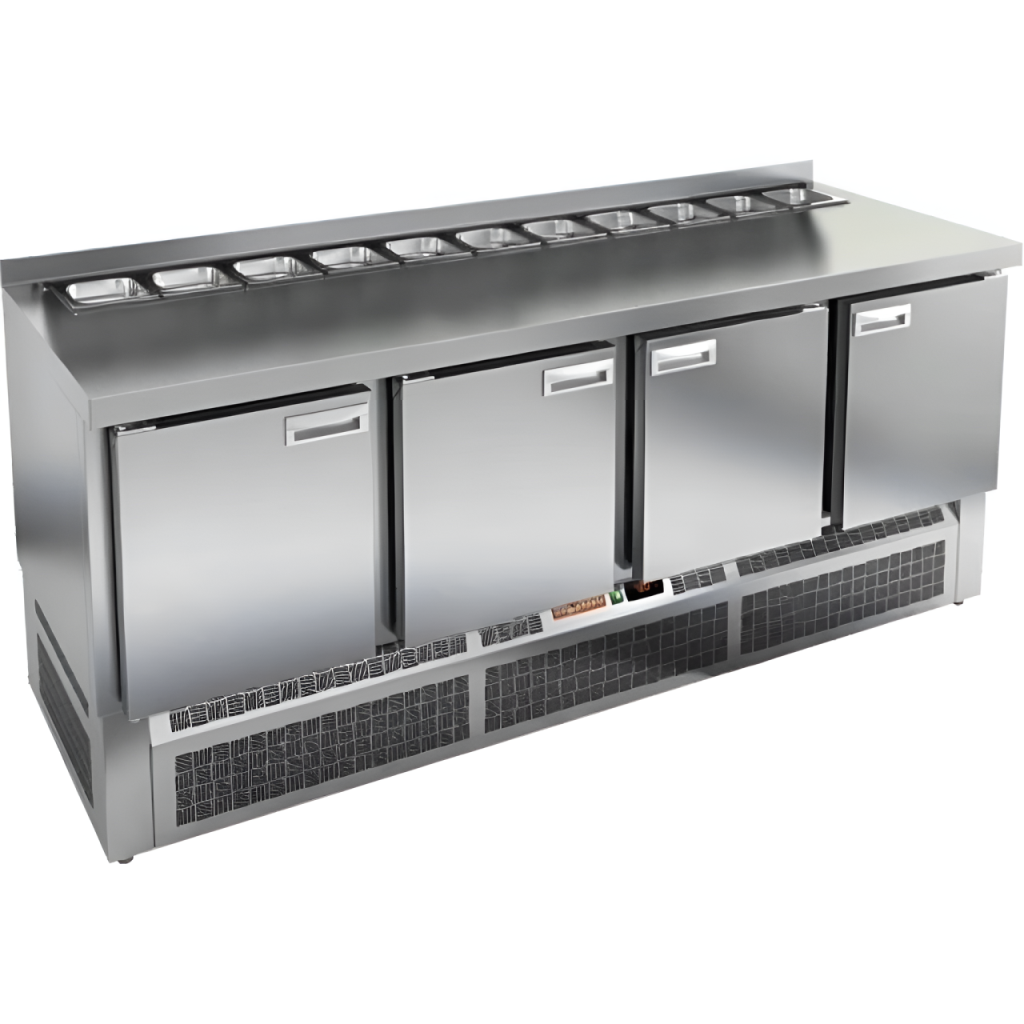 Стол холодильный для салатов HiCold SLE2-1111GN (1/6) без крышки