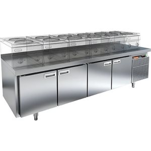 Стол морозильный HiCold GN 1111/BT LT под тепловое оборудование