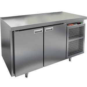 Стол холодильный среднетемпературный HiCold GN 11/TN О увеличенная столешница