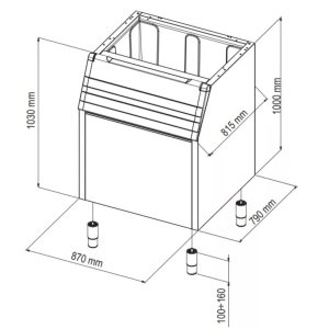 Бункер для льда Brema Bin 200 (для C 150) - Изображение 5