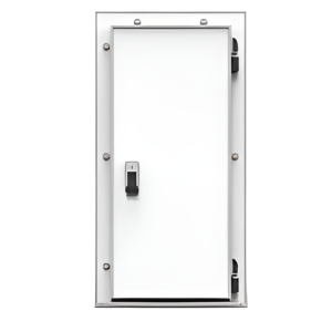 Дверь холодильная распашная одностворчатая НТ-РДО-900*2000/80 (с металлической рамой)