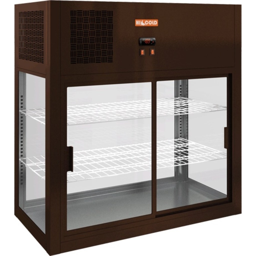 Витрина холодильная настольная HICOLD VRH O 990 Brown