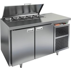 Стол холодильный для салатов HiCold SL1-11GN (1/3) О с крышкой