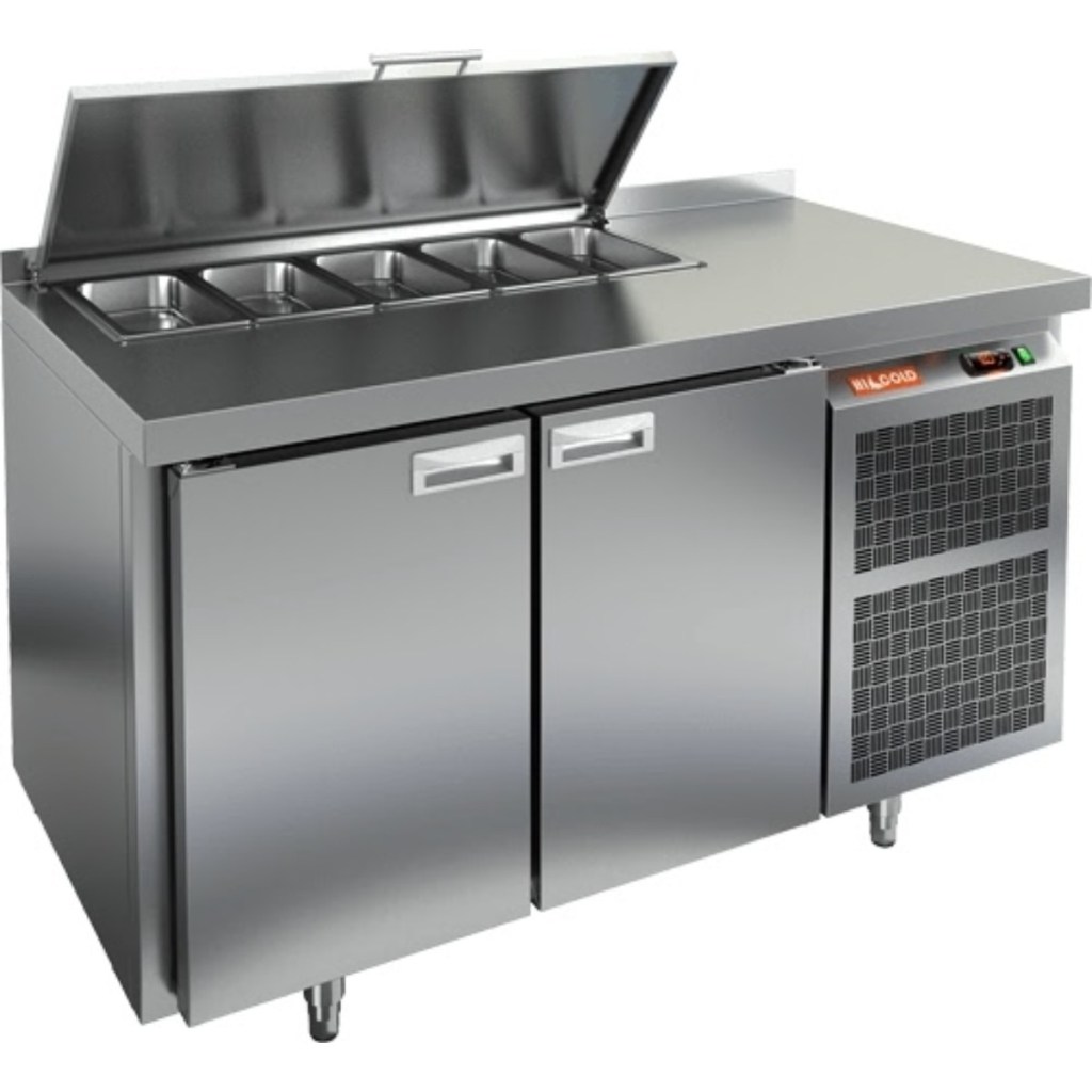 Стол холодильный для салатов HiCold SL2-11GN (1/6)