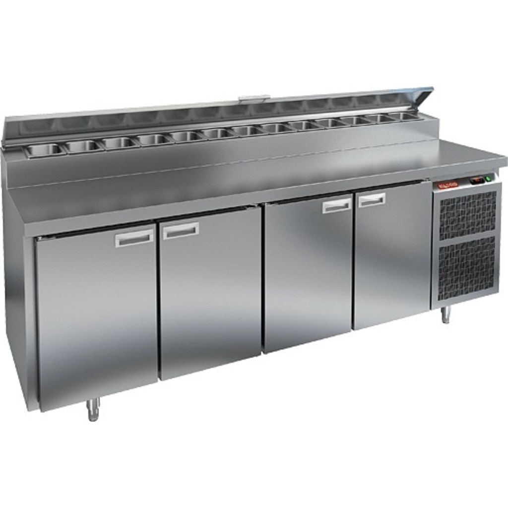 Стол холодильный для пиццы HiCold PZ2-1111/GN (1/6H) (R290)