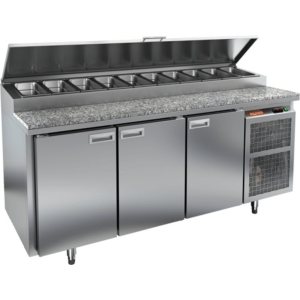 Стол холодильный для пиццы HiCold PZ1-111/GN (1/3H) камень