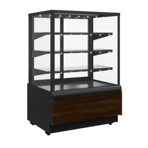 Витрина кондитерская Carboma KC70 VV 0,9-1 Standard Паттерн (0105 Венге)