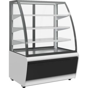 Витрина кондитерская Carboma K70 VV 1,3-1 Standard (9006-9005) (ВХСв-1,3д Carboma Люкс ТЕХНО)