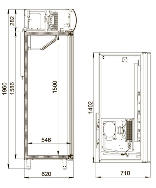 Шкаф холодильный Polair DM 110 Sd-S 2.0 - Изображение 2