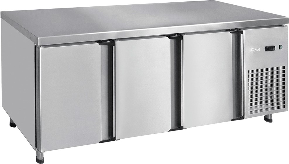 Стол холодильный Abat СХС-60-02 без борта (дверь, дверь, ящики 1/2)
