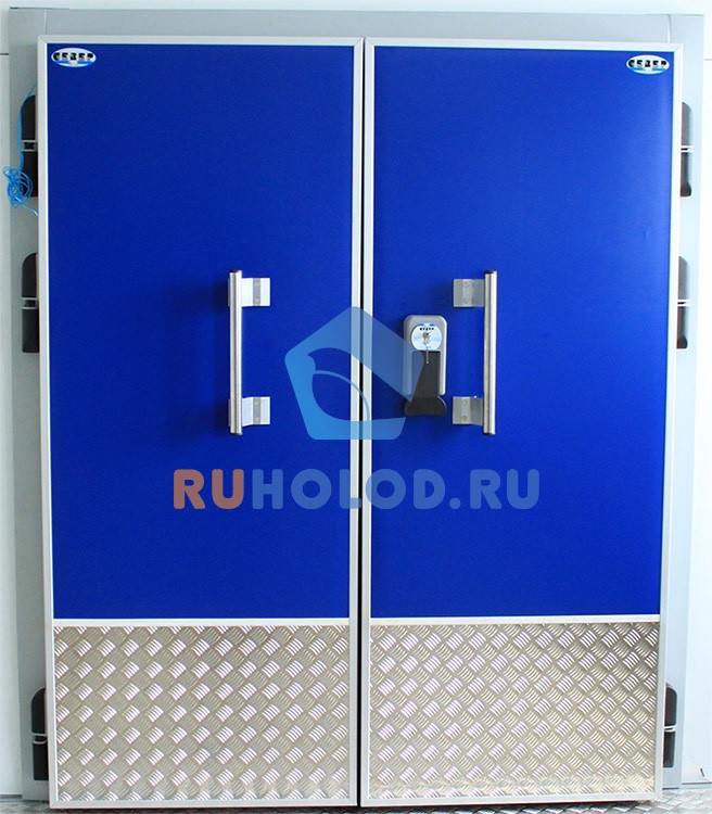 Дверь холодильная распашная двустворчатая СТ-РДД-2400*2800/80